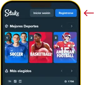 Cómo crear una cuenta de Stake a través de la app - Apuestas App Venezuela