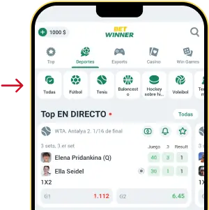 Elegir un mercado, confirmar cuotas y cerrar la apuesta - Betwinner - Apuestas App Venezuela