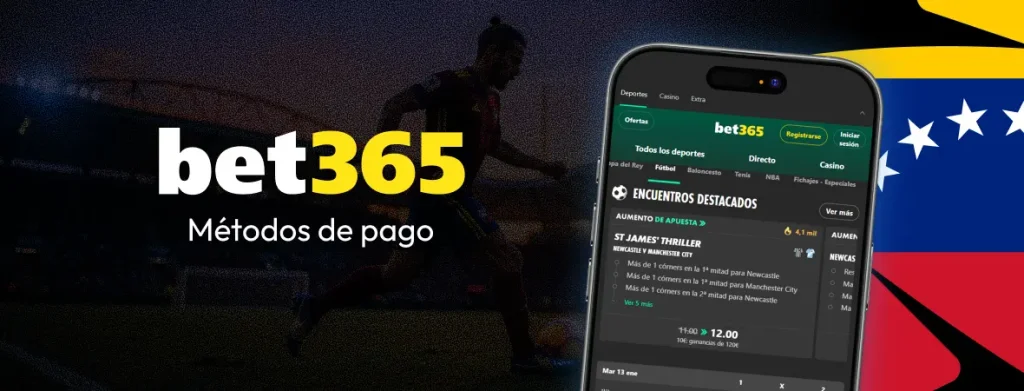 Métodos de pago en Venezuela: Depósitos y retiros - bet365 - Apuestas App Venezuela