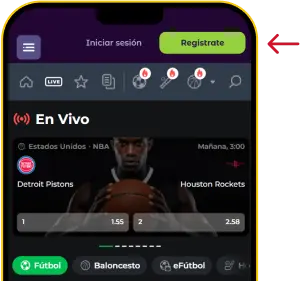 Registro móvil: Información básica y verificación - Royal - Apuestas App Venezuela