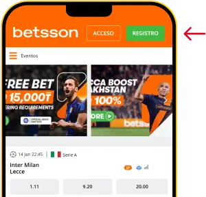Registro móvil: información esencial - Betsson - Apuestas App Venezuela